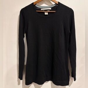 MAX STUDIO 100% Merino Wool Black Long Sleeve‎